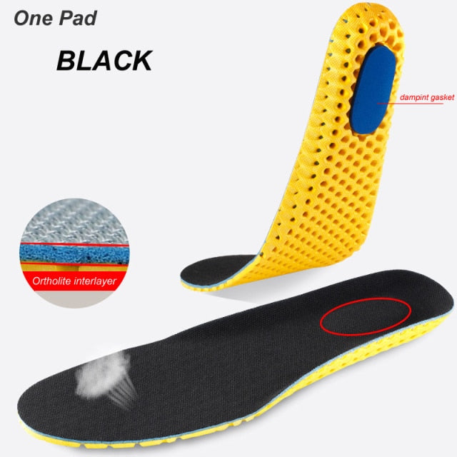 Orthopedic Memory Foam Sport Support Insert Feet Care Insoles for Shoes Men Women Orthotic Breathable Running Cushion Men Women