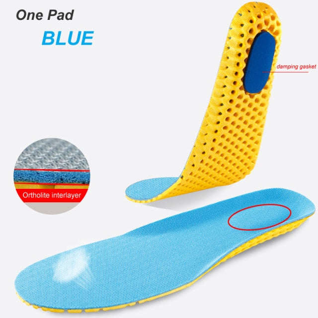 Orthopedic Memory Foam Sport Support Insert Feet Care Insoles for Shoes Men Women Orthotic Breathable Running Cushion Men Women