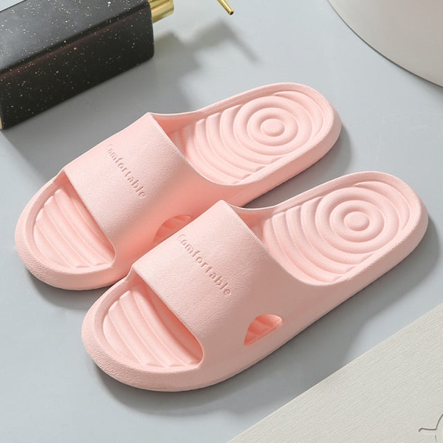 Women Thick Platform Slippers Summer Beach Eva Soft Sole Sandals Leisure Men Indoor Bathroom Anti-slip Zapatillas chaussons